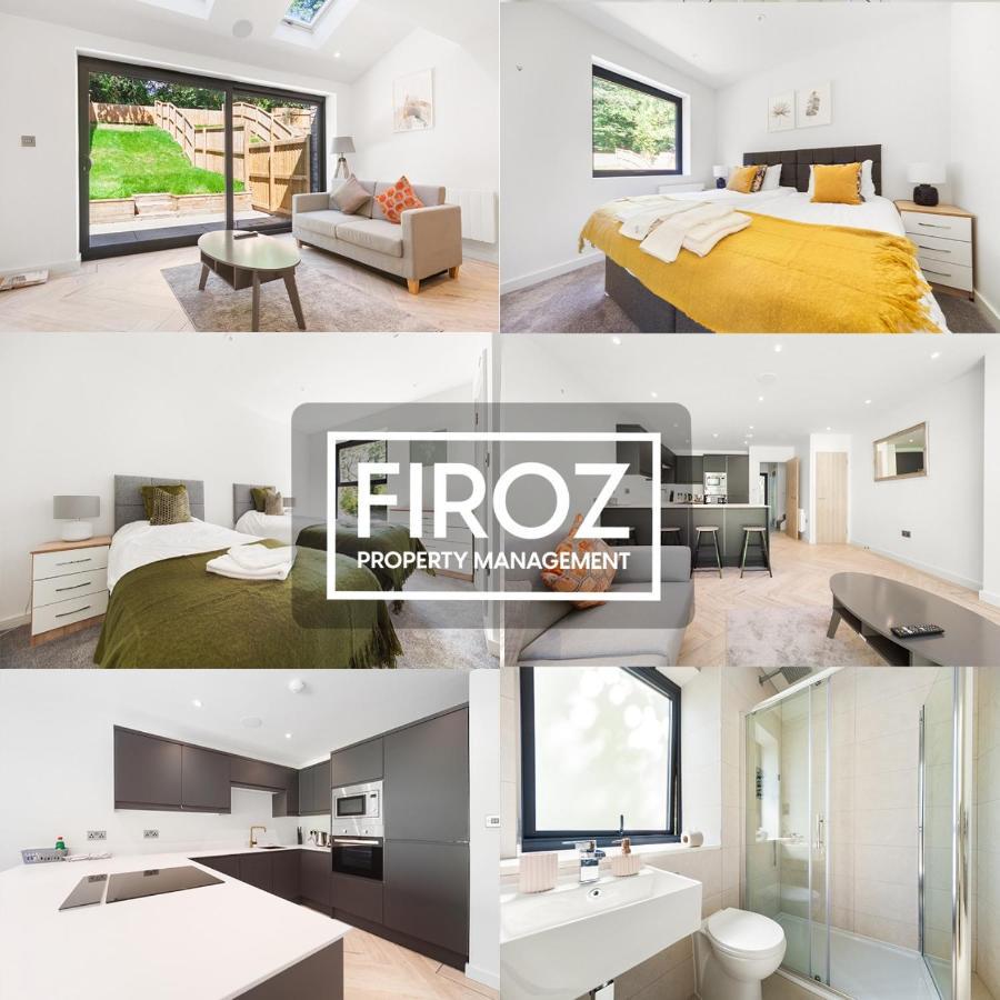 Spacious 4 Bedroom 3 Bath House For Families & Contractors With Free Parking, Fast Wi-Fi & Netflix By Firoz Property Management Leeds  Bilik gambar